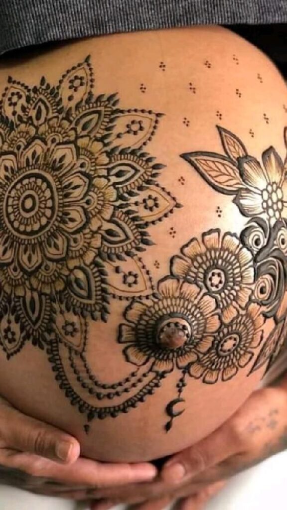 Pregnancy Mehndi Designs on Hand: Embrace the Beauty of Maternity