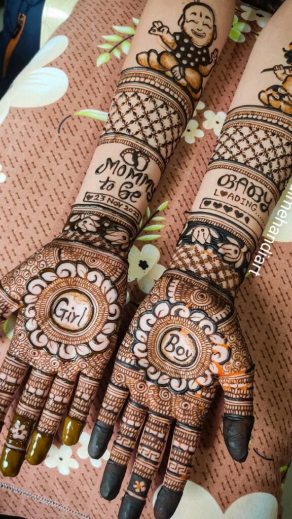 Pregnancy Mehndi Designs on Hand: Embrace the Beauty of Maternity