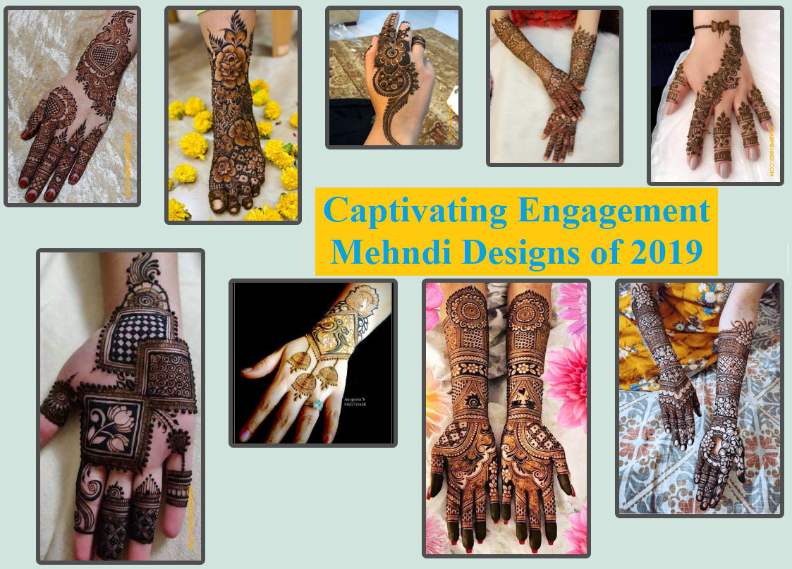 Captivating Engagement Mehndi Designs of 2019