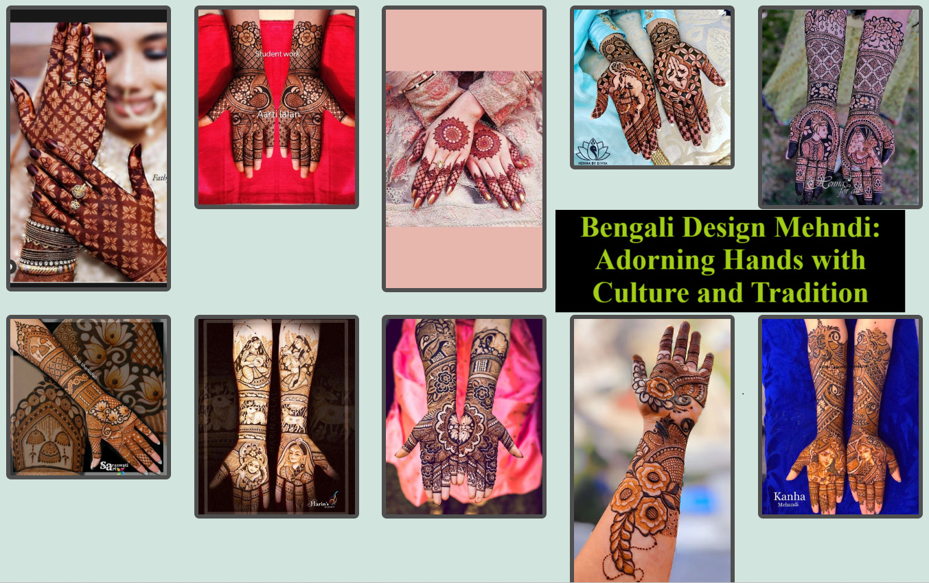 Bengali Design Mehndi: Adorning Hands with Culture and Tradition