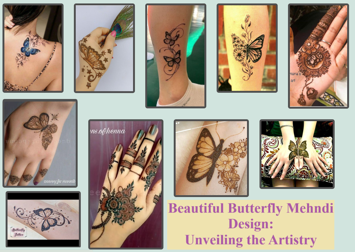 Beautiful Butterfly Mehndi Design: Unveiling the Artistry