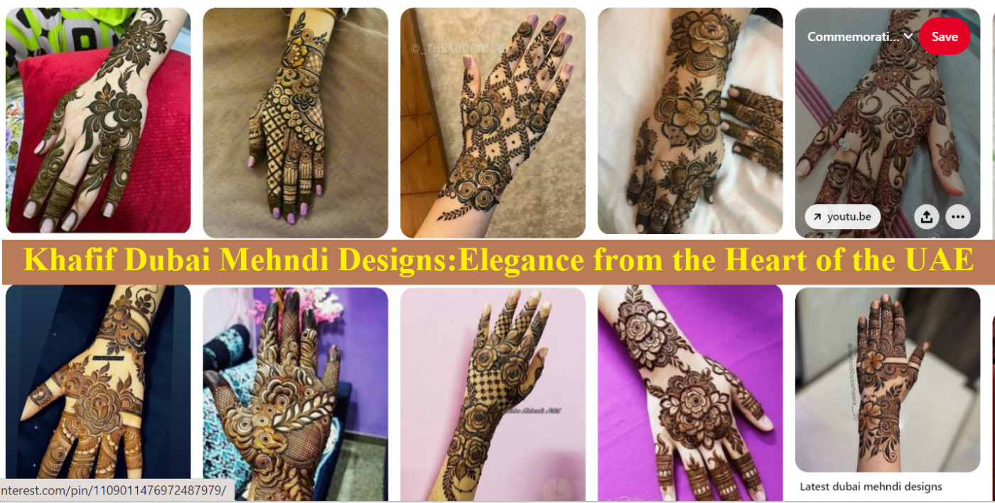 Khafif Dubai Mehndi Designs: Elegance from the Heart of the UAE