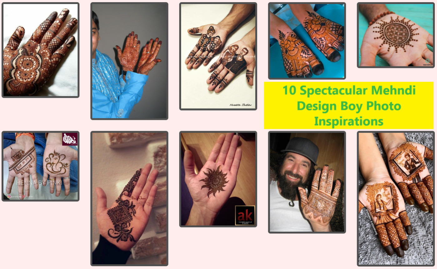 10 Spectacular Mehndi Design Boy Photo Inspirations