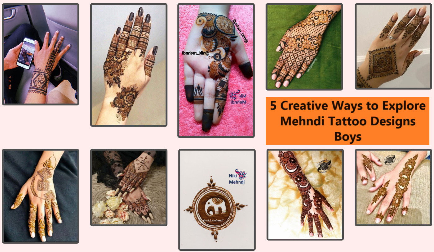 5 Creative Ways to Explore Mehndi Tattoo Designs Boys